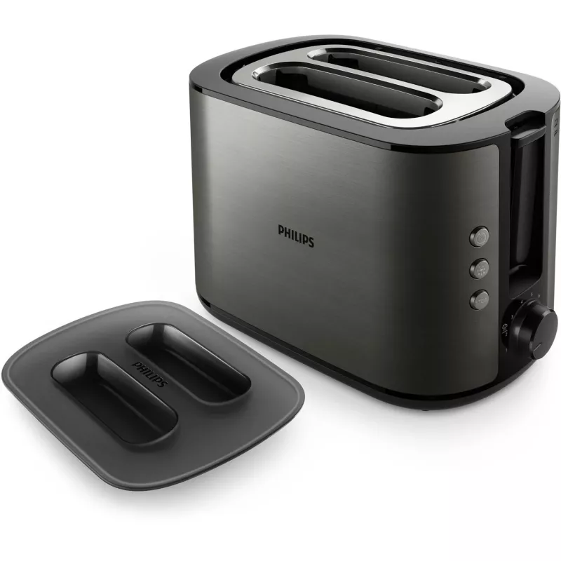 Philips Viva Collection HD2651/80 skrudintuvas 2 griežinėliai 1050 W Titanium