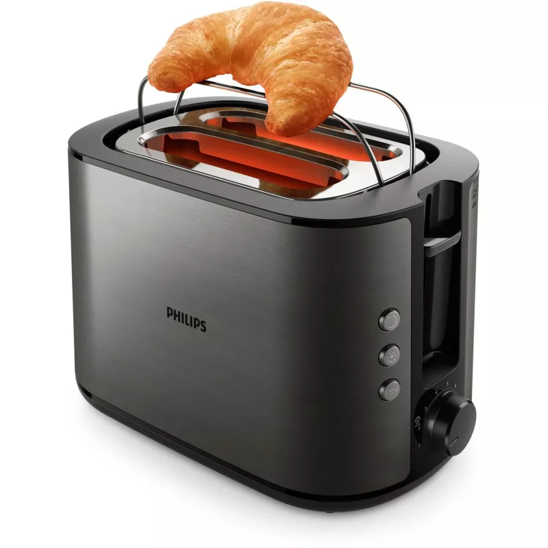Philips Viva Collection HD2651/80 skrudintuvas 2 griežinėliai 1050 W Titanium