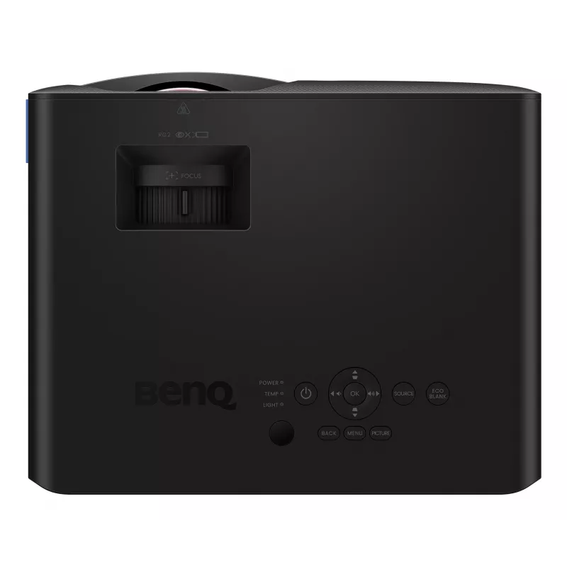 Trumpo fokusavimo projektorius BenQ LH830ST – DLP, UHD 4K (3840x2160), 4000 ANSI liumenų, lazerinis, fiksuotas priartinimas, 16:9, juodas
