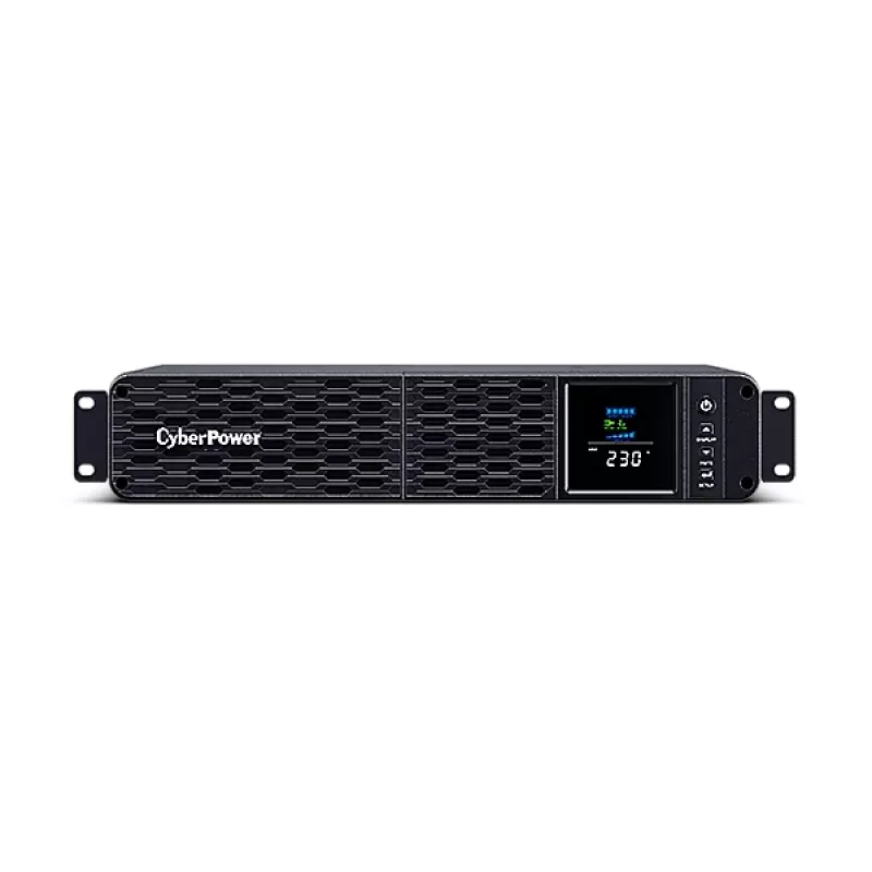 Nepertraukiamo maitinimo šaltinis CYBERPOWER CP2000EIPFCRM2U 2 kVA / 1200 W, 8 AC lizdų, stelažinis, sandarus švino-rūgšties akumuliatorius