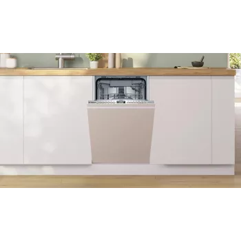 Bosch SPT4EMX17E indauja pilnai įmontuojama siaura 45 cm 10 stalviečių