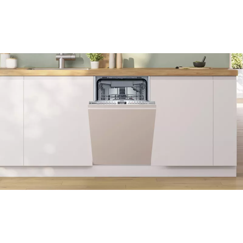 Bosch SPT4EMX17E indauja pilnai įmontuojama siaura 45 cm 10 stalviečių
