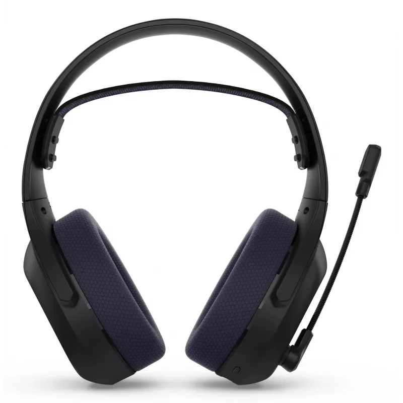 Lenovo Legion H410 Belaidės ausinės su mikrofonu, USB Type-C, Bluetooth, juodos, violetinės