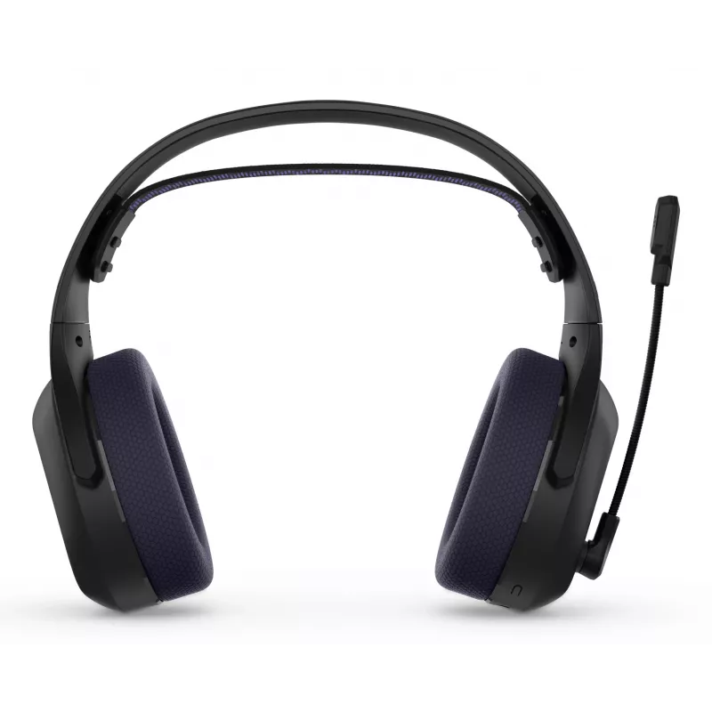 Lenovo Legion H410 Belaidės ausinės su mikrofonu, USB Type-C, Bluetooth, juodos, violetinės