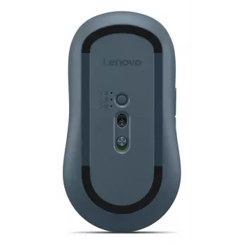 Belaidė ambidekstrinė Bluetooth optinė pelė Lenovo Yoga – 4000 DPI, 8 mygtukai, ratukas, maitinama baterija, žalsvai mėlyna
