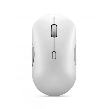 Belaidė tyli pelė Lenovo 700 Multi-Device ambidekstrinė optinė 4000 DPI RF + Bluetooth 8 mygtukai balta