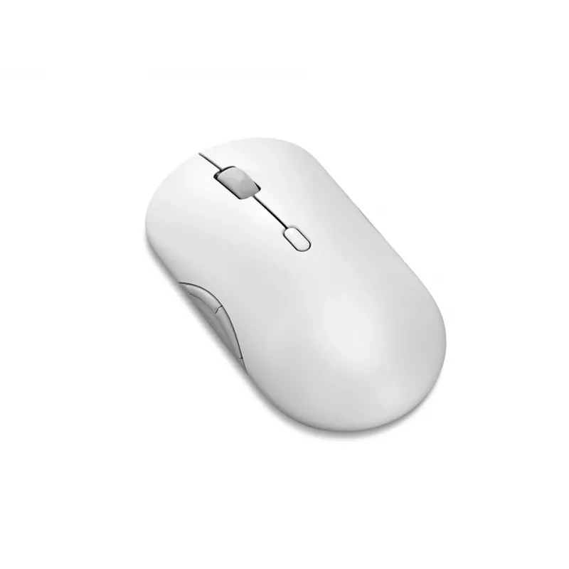 Belaidė tyli pelė Lenovo 700 Multi-Device ambidekstrinė optinė 4000 DPI RF + Bluetooth 8 mygtukai balta