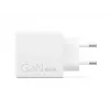 Lenovo G0A6065WEU universalus mobilių įrenginių įkroviklis, 65 W, du USB-C, GaN, baltas