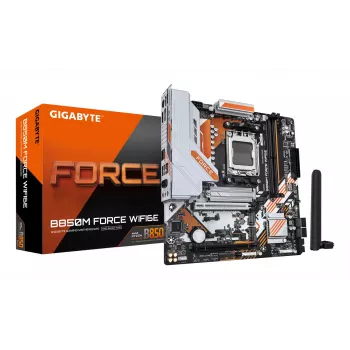 Motininė plokštė GIGABYTE B850M FORCE WIFI6E, AMD B850, Socket AM5, Micro ATX