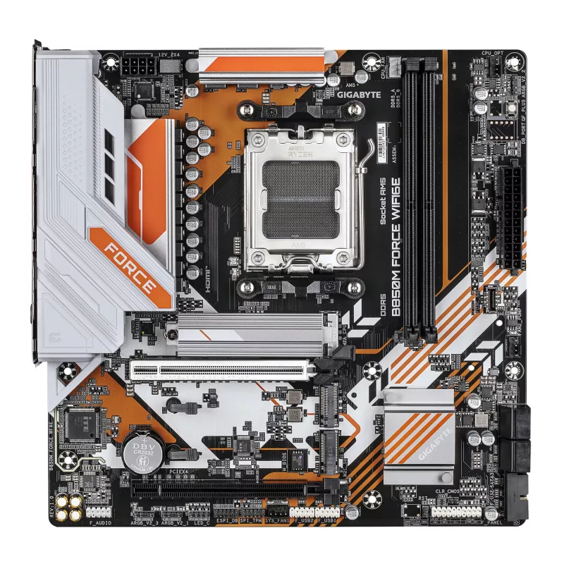 Motininė plokštė GIGABYTE B850M FORCE WIFI6E, AMD B850, Socket AM5, Micro ATX