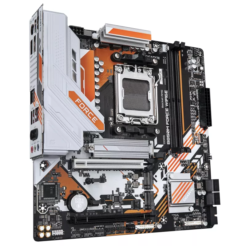 Motininė plokštė GIGABYTE B850M FORCE WIFI6E, AMD B850, Socket AM5, Micro ATX