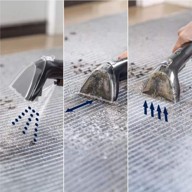 Bissell SpotClean Mini Cordless nešiojamas kilimų valiklis Juodas, Mėlynas