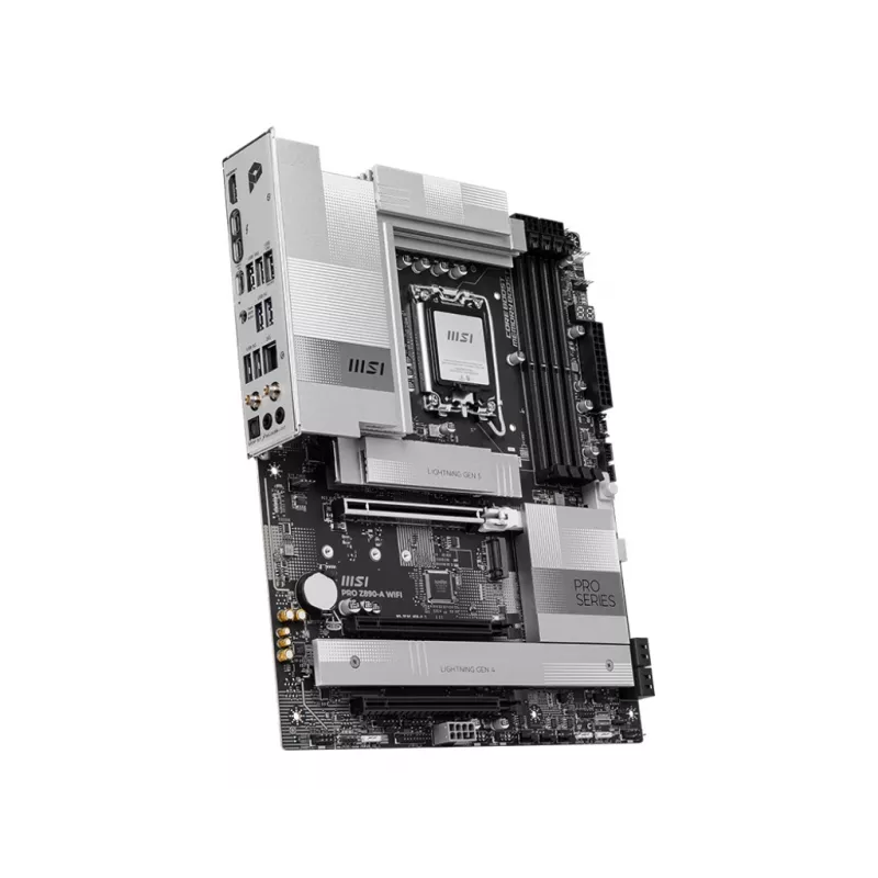 Motininė plokštė MSI PRO Z890-A WIFI Intel Z890 LGA 1851 ATX DDR5, 4 lizdai, 256 GB, Wi‑Fi 7, 5Gb Ethernet
