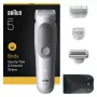 Braun Series 5 kūno kirpimo mašinėlė / skustuvas, šviesiai pilka
