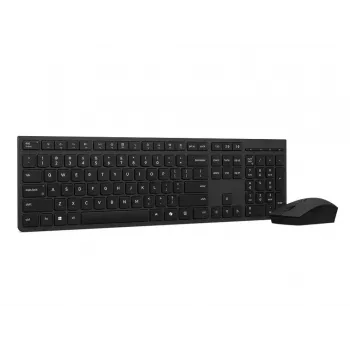 Lenovo 4X31R64357 belaidė klaviatūra ir pelė, įkraunama, Nordic išdėstymas, pilka