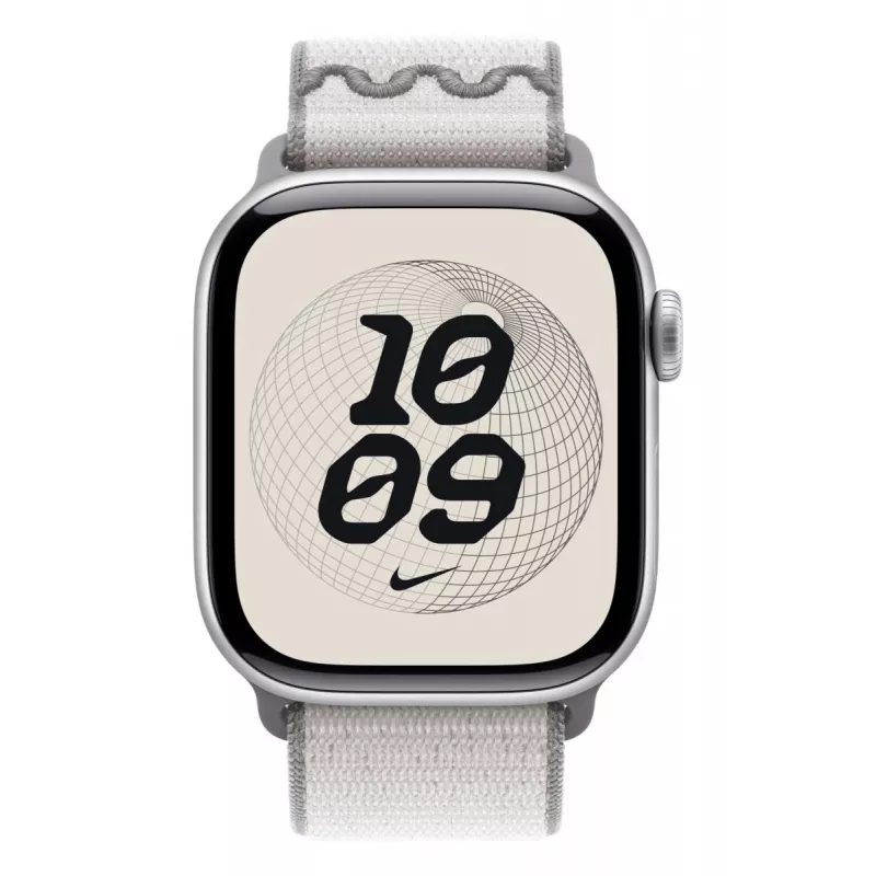 Apple 42 mm dirželis Veiled Grey Nike Sport Loop, 130–190 mm