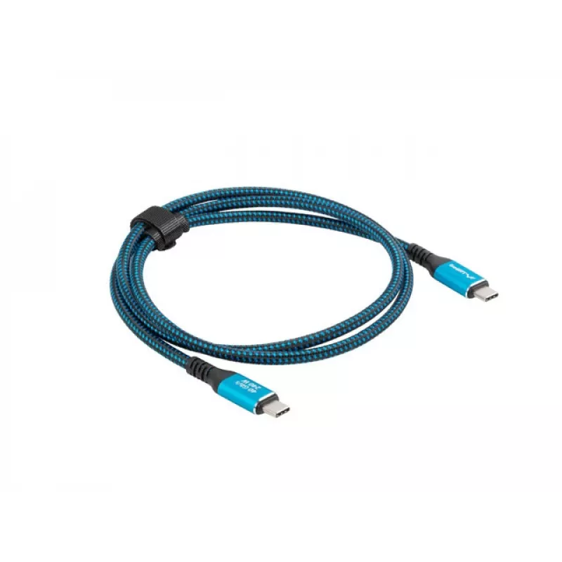 USB-C kabelis LANBERG CA-CMCM-44CU-0005-BK 0,5 m — USB4 Gen 2x2, 40 Gbit/s, 240W, juodas