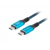 USB-C kabelis LANBERG CA-CMCM-44CU-0005-BK 0,5 m — USB4 Gen 2x2, 40 Gbit/s, 240W, juodas