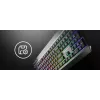 Laidinė pilno dydžio žaidimų klaviatūra Genesis Rhod 530, USB, QWERTY US, membraninė, RGB foninis apšvietimas, 114 klavišų, 1,8 m laidas, juoda