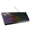 Laidinė pilno dydžio žaidimų klaviatūra Genesis Rhod 530, USB, QWERTY US, membraninė, RGB foninis apšvietimas, 114 klavišų, 1,8 m laidas, juoda