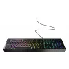 Laidinė pilno dydžio žaidimų klaviatūra Genesis Rhod 530, USB, QWERTY US, membraninė, RGB foninis apšvietimas, 114 klavišų, 1,8 m laidas, juoda