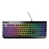 Laidinė pilno dydžio žaidimų klaviatūra Genesis Rhod 530, USB, QWERTY US, membraninė, RGB foninis apšvietimas, 114 klavišų, 1,8 m laidas, juoda