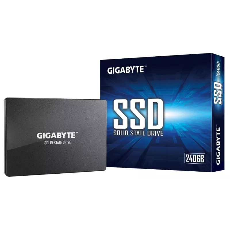 Vidinis SSD diskas GIGABYTE GP-GSTFS31240GNTD 240GB 2,5 colio SATA III, 500 MB/s skaitymas, 420 MB/s rašymas