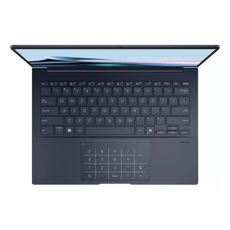 ASUS Zenbook 14 OLED UX3405CA-PZ217W nešiojamas kompiuteris 35,6 cm (14 colių) jutiklinis ekranas WUXGA Intel Core Ultra 7 255H 32 GB LPDDR5x-SDRAM 1 TB SSD Wi-Fi 7 Windows 11 Home mėlyna