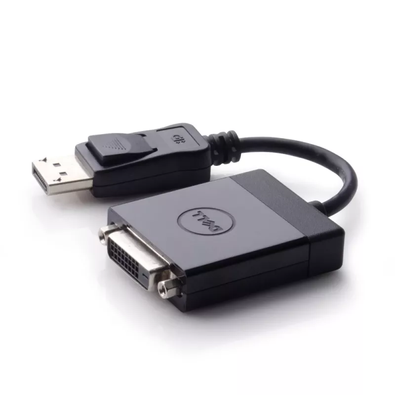 DELL 470-ABEO vaizdo kabelio adapteris DisplayPort į DVI juodas