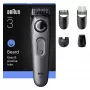 Braun BeardTrimmer 3 80789789 barzdaskutė AC/Baterija 20 2 cm Juoda