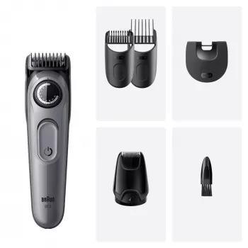 Braun BeardTrimmer 3 80789789 barzdaskutė AC/Baterija 20 2 cm Juoda