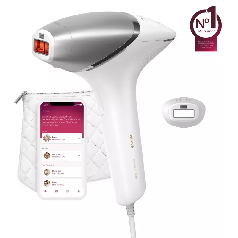 Philips Lumea Prestige IPL 8000 Series BRI940/00 – IPL plaukų šalinimo prietaisas su SenseIQ
