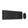 Belaidis klaviatūros ir pelės rinkinys ASUS CW100 — JAV išdėstymas, juoda, pilno dydžio QWERTY klaviatūra, 1600 DPI pelė