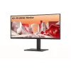 Monitorius LG 34BA75QE-B 34 colių lenktas Wide Quad HD IPS, USB-C, garsiakalbiai