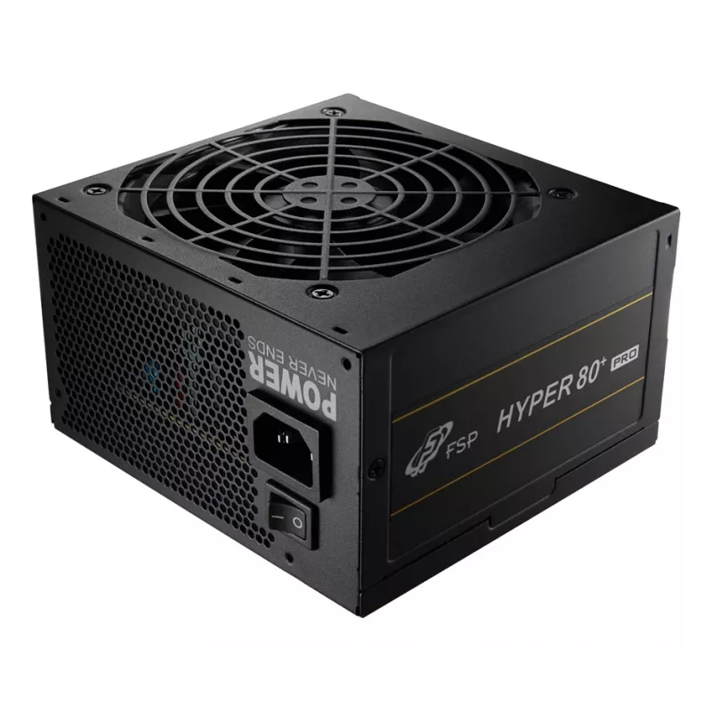 FSP HYPER 80+ PRO 450W maitinimo blokas ATX ATX3.1 juodas, 450 W, 200-240 V, 50/60 Hz, 3 A, aktyvus, 85 W