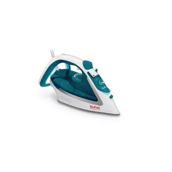 Lyginimo lygintuvas Tefal EasyGliss Plus FV5718, sausas/garinis, Durilium padas, 2400 W, turkio/balta