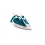 Lyginimo lygintuvas Tefal EasyGliss Plus FV5718, sausas/garinis, Durilium padas, 2400 W, turkio/balta