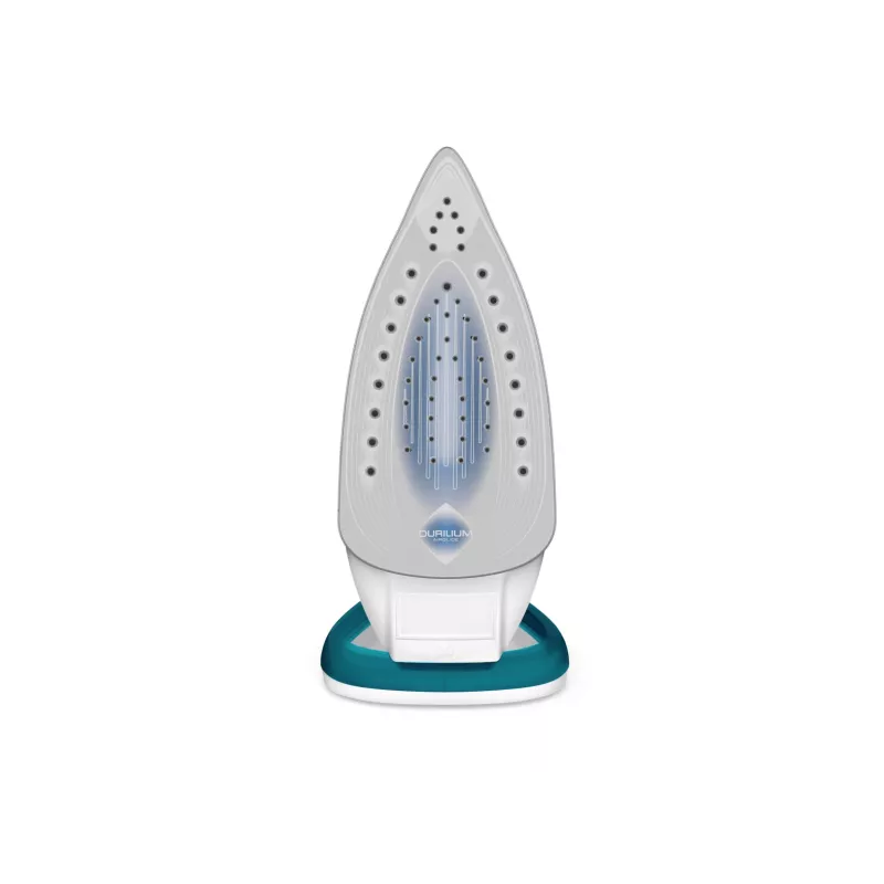 Lyginimo lygintuvas Tefal EasyGliss Plus FV5718, sausas/garinis, Durilium padas, 2400 W, turkio/balta