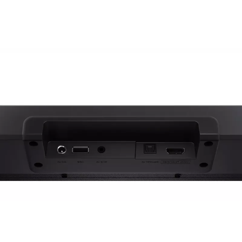 Sharp HT-SBW320 2.1 kanalo itin plonas garso takelis su Dolby Atmos / DTS Virtual:X ir belaidžiu žemų dažnių garsiakalbiu