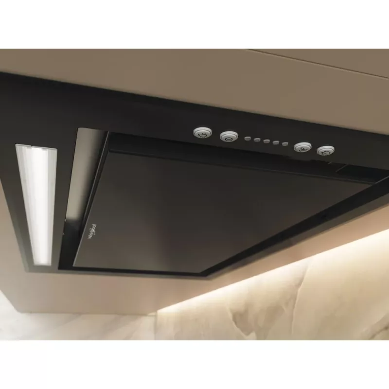 Įmontuojamas gartraukis WHIRLPOOL WCT3 63F LTK – 514 mm, 550 m³/h, juodas nerūdijantis plienas