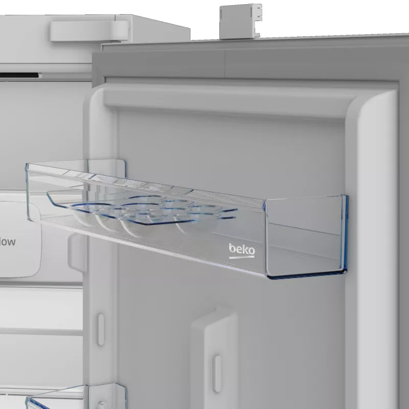 Įmontuojamas šaldytuvas-šaldiklis BEKO B3BCNA294HS — 270 L, LED ekranas, E klasė, baltas