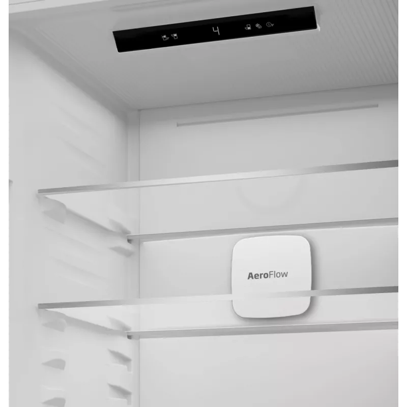 Įmontuojamas šaldytuvas-šaldiklis BEKO B3BCNA294HS — 270 L, LED ekranas, E klasė, baltas