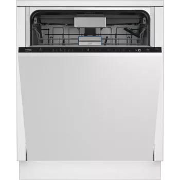 Visiškai įmontuojama indaplovė BEKO BDIN36532 — 15 vietų, 60 cm, nerūdijantis plienas, 45 dB, energijos klasė D