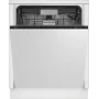 Visiškai įmontuojama indaplovė BEKO BDIN36532 — 15 vietų, 60 cm, nerūdijantis plienas, 45 dB, energijos klasė D