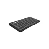 Belaidė klaviatūra Logitech Pebble Keys 2 K380s, RF + Bluetooth, QWERTY US International, grafito spalva
