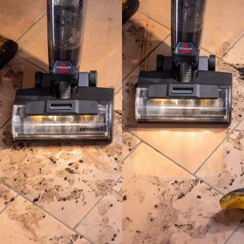 Bissell 4330N belaidis šluotinis dulkių siurblys, sausas ir šlapias valymas, be maišelio, 0,44 l, juodas
