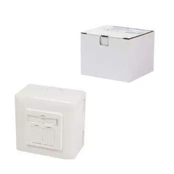 Kištukinis lizdas 2 x RJ-45 LogiLink NP0124