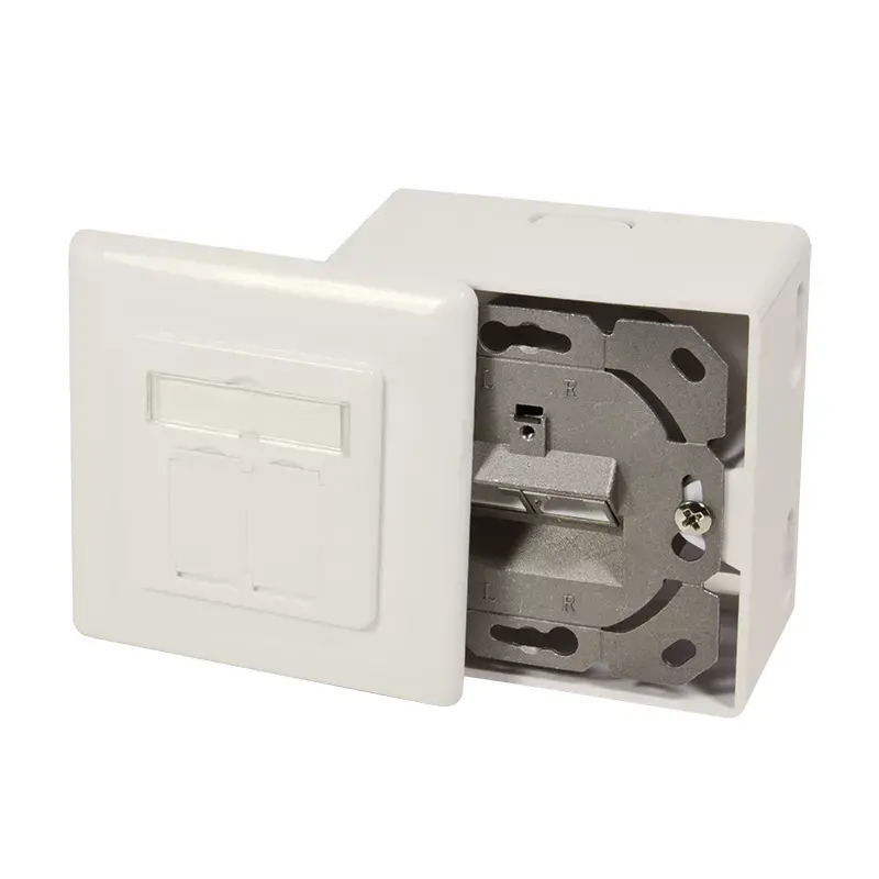 Kištukinis lizdas 2 x RJ-45 LogiLink NP0124