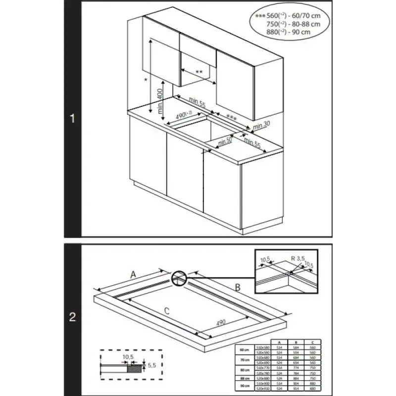 Indukcinė kaitlentė BEKO HII64720QUF2T, 60 cm, 4 zonos, jutiklinis valdymas
