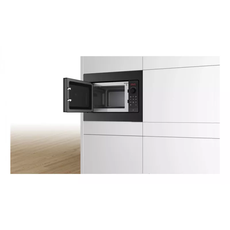 Bosch Serie 2 BFL523MB4 įmontuojama mikrobangų krosnelė 20 L 800 W juoda
